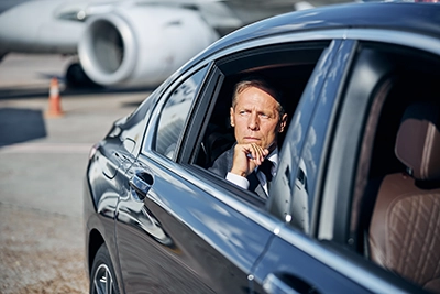 Chauffeur privé déplacement d'affaires